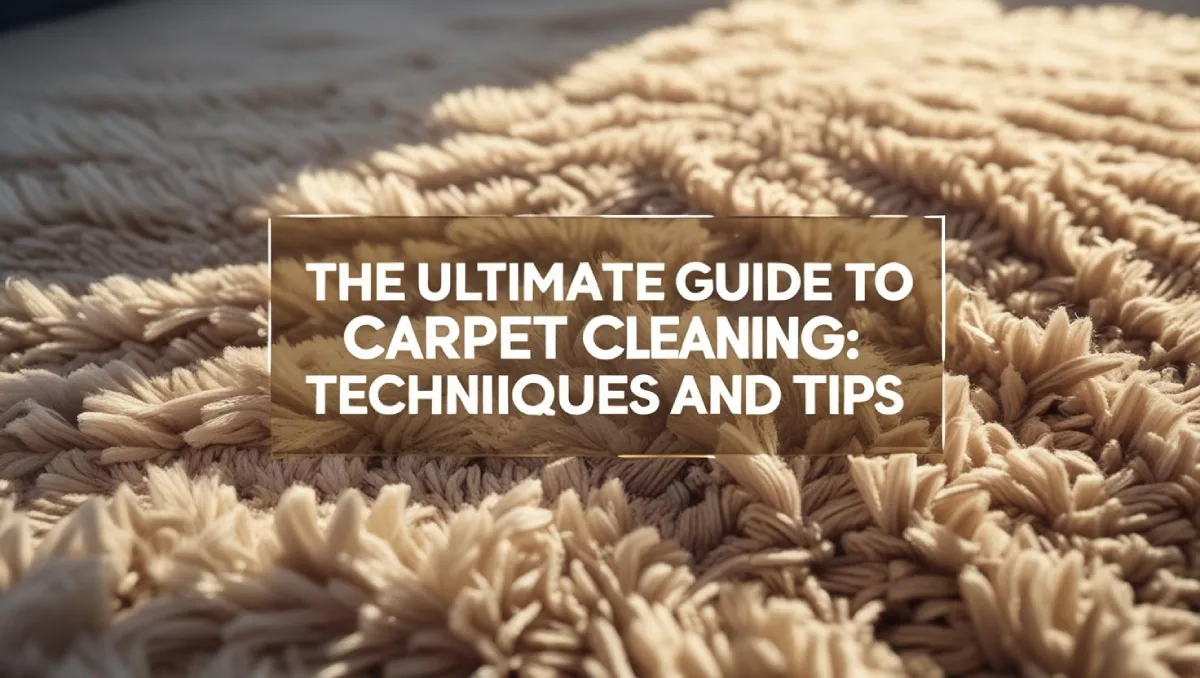 Carpet Cleaning Guide